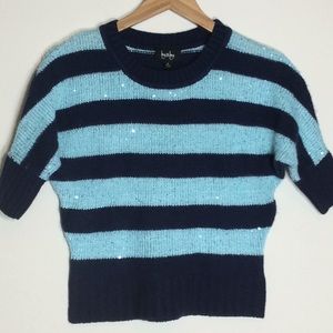 By & By Sparkle Striped Sweater